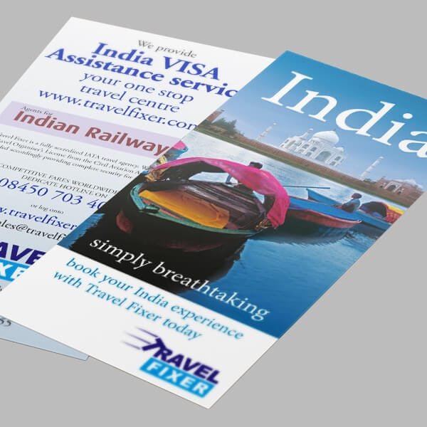 DL leaflets and graphic design