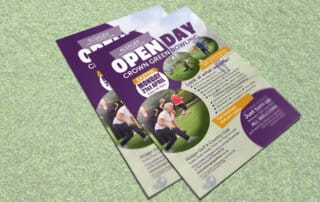 Sports flyers and leaflets from PrePress