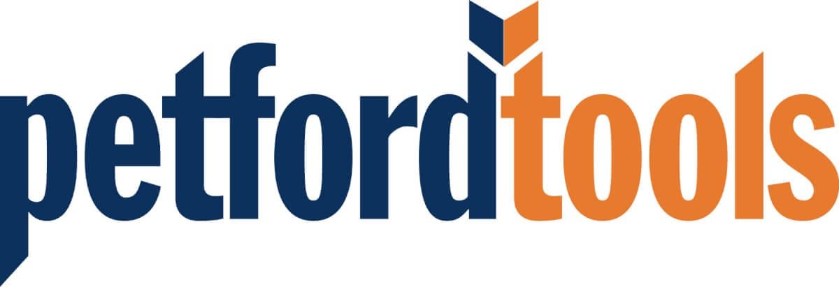 Petford Tools Logo brand design and logo design from PrePress Brand specialists for over 40 years