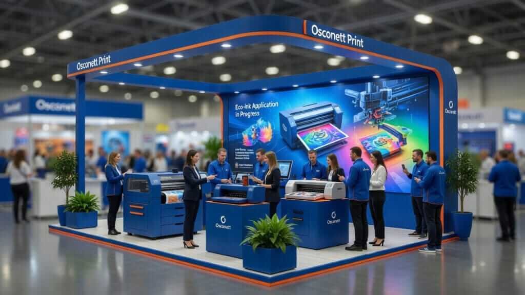 Osconett Exhition Stand Exhibition Graphics and infographics
